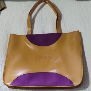 New Vintage Clinique Promotional Tote/Accessory Bag with Modern Design